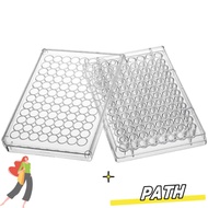 PA-HOME 1/5Pcs Tissue Culture Plate, 96 Well Flat Bottom Experiment Instrument Tools, Useful Plastic