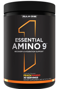 Rule1 R1 Essential Amino 9 Recovery & Hydration กรดอะมิโน กรดอะมิโน EAA + Electrolyte ชนิดผง เติมควา
