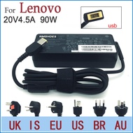 20V 4.5A 90W 65W 20V 3.25A USB PIN AC Power Adapter Laptop Charger For Lenovo Thinkpad T440 Z510 G51