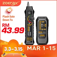 ZoeRax Wire Tracer Circuit Tester RJ45 RJ11 Cable Tracker Tone Tracer Tester Line Finder Ethernet LA