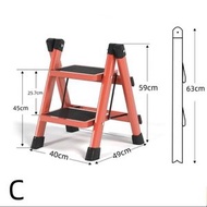 全城熱賣 - 【2/3步】家用折疊梯子 加厚扶手步梯 摺梯 人字梯 碳鋼樓梯凳（*款式隨機發貨）