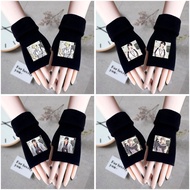 TEAM LEZHIN 2024 2025 Season's Greeting BL boylove black wool gloves, lovely warm fashion