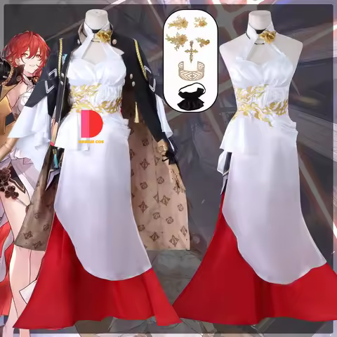 Honkai Star Rail Murata Himeko Cosplay French Maid Costume Carnival Uniform Wig Anime Halloween Cost