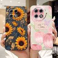 Tecno Camon 30S Pro Camon30S Beautiful Tulip Sunflower Butterfly Painted Casing Camon 30S CLA5 Soft 