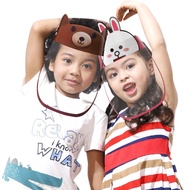 HomeOrama [Malaysia Ready Stock] fast shipping kids face shield Face protective virus for kids  儿童透明防护PET卡通
