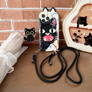 Cute Cat Soft Case for OPPO A18 A38 A58 A78 A15 A35 A15s A36 A76 A60 4G A16 A16s A54 A74 A94 A95 A55