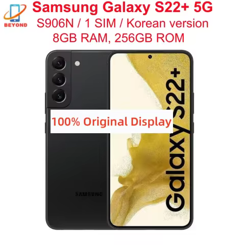 Samsung Galaxy S22+ 5G S906N S22 Plus Original 6.6" AMOLED ROM 256GB RAM 8GB Snapdragon NFC Octa Cor