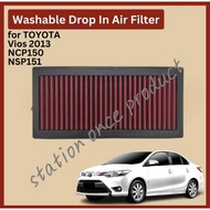 Toyota Vios NCP150 / NSP151, Mitsubishi Mirage High-Performance Drop-In Air Filter