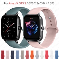 Silicone Strap For Xiaomi Huami Amazfit GTS/GTS 4 3 2 2e 2Mini / GTS 4 mini Rubber belt smartwatch wristband Amazfit GTS 2 Sport bracelet