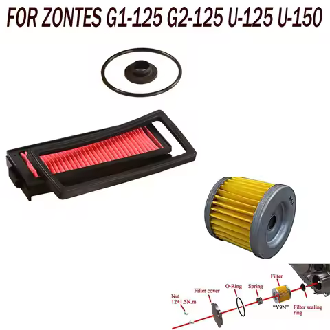 ZONTES Motorcycle Engine Oil Filter Element for G1-125 G2-125 U-125 U1-125 U-150 U1-150 U-155 U1-155