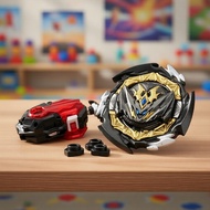Superking Booster & B-184 Launcher Included, Bay Burst B-180 Dynamite Belial Spinning Top Toy  Super