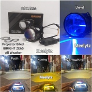 Biled Projector IBRIGHT ZE65 All Weather 2.5INC 3 Colors Blue Lens plus latest fan and ballast