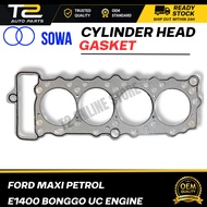 T2 SOWA CYLINDER HEAD GASKET FORD MAXI PETROL E1400 BONGGO UC ENGINE CARBON 8569-10-271