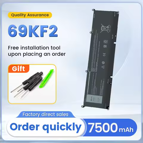 SOMI 69KF2 Battery for DELL XPS 15 9500 9510 9520 9530 Precision 5550 5560 G15 5510 5511 5520 5515 5