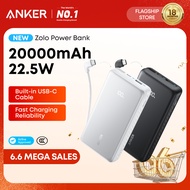 [CCC Certified PowerBank]Anker Zolo Powerbank 10000mAh/20000mAh 22.5W Fast Charging Power Bank with 