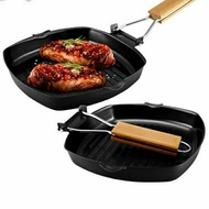 SQUARE GRILL PAN | PORTABLE GRILL | GRILLING TEFLON | GRILLING PAN | BBQ GRILL PLATE