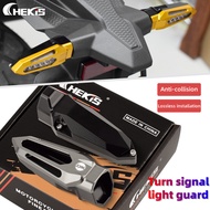 Chekis for SYM Husky300 Husky ADV300 Modified rear turn signal protection cover aluminum alloy anti-