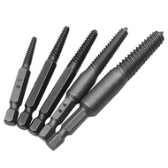 NICE 5 Pcs Set Hex Shank Broken Screwdriver Extractor Easy Out Bolt Extractor Set Practical Spiral F