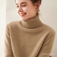 Women's Essential Commuter Cashmere Sweater - High Neck & Loose Fit