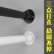 ✥ Telescopic Clothes Rail Bathroom Shower Curtain Rod Bedroom Perforated Curtain Rod Floating Window Rod Wardrobe Expanding Rod Toilet Curtain Rod of Door Curtain Rod Curtain rod of door Shower curtain rod Telescopic Rod Clothesline Pole Wardrobe Hanger C