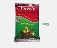 Henna Lovely เฮนน่าย้อมผม lovely natural herbal henna 200 g นำเข้าจากอินเดีย แท้ 100%