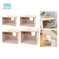 [Gralara] Bird Nest Box Parakeet Nesting Box Mating Box Transparent Breeding Box for Budgie