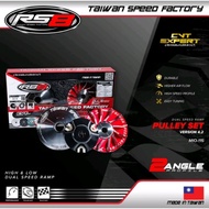 RS8 CVT PULLEY SET  FOR MIO SPORTY/SOULTY TARAGSIT