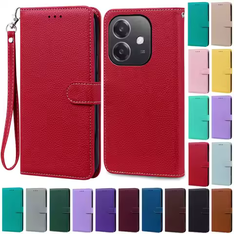 A60 4G/A60 5G Case For OPPO A60 Case Wallet Leather Flip Cover For OPPO A60 5G Case Soft Silicone Bo