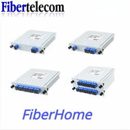 Fiberhome PLC splitter 1-2 1-4 1-8 1-16 SC UPC APC Optical Fiber Splitter Cassette Box Plug-in Type Optical Splitter