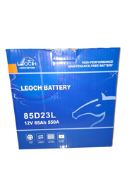 แบตเตอรี่ลีออสขนาด85D23Lขนาด65AH550CCA