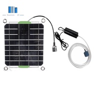 20W Aquarium Air Pump Solar Power Oxygenator for Fish Tank Oxygen Pump USB Charging Pond Water Pump