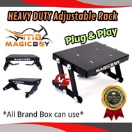MAGIC BOY ADJUSTABLE REAR RACK 0 Heavy Duty Box Lipat Y15ZR Y16ZR RS150 RSX VF3I LC135 V2-V8 Fi Grab
