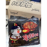 Lot of 5 packs - samyang Spicy Chicken Mixed Noodles/ Traditional samyang Spicy Noodles/ Spicy Chick