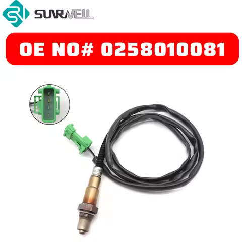 Lambda O2 Oxygen Sensor 0258010081 0258006026 For PEUGEOT 207 208 308 CC SW 408 508 3008 5008 RCZ 1.