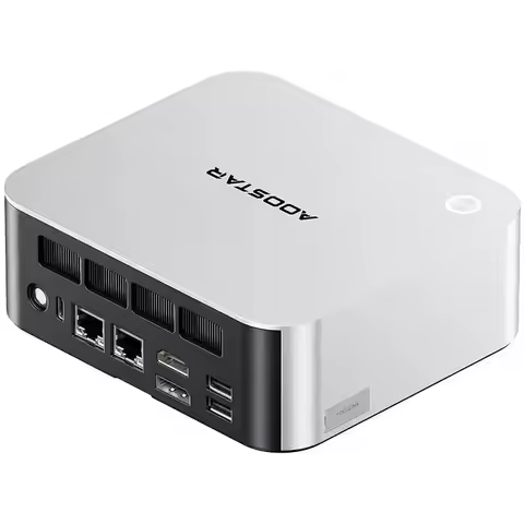 Aoostar MACO Mini PC Gamer AMD Ryzen 7 H 255 Fingerprint OCuLink 2*USB4 2*NVMe 2*2.5G LAN Windows 11