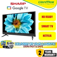 Sharp 32" HD Smart LED TV 2TC32EG2X Google TV