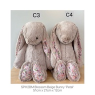 Jellycat-Blossom Beige Bunny Petal-Cherry-Huge-Free Blue Bag-BPH2BM-BPH2EC