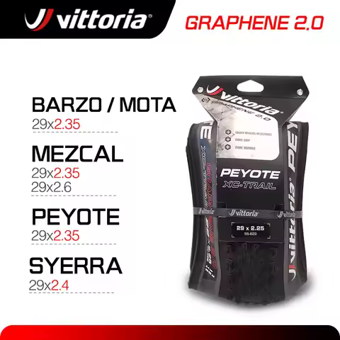 Vittoria Mezcal/Barro/Peypte pneu 29 inches MTB GRAPHENE 2.0 Tubeless Foldable XC Terrain 29X2.35 An