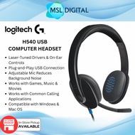 Logitech H540 USB COMPUTER HEADSET With High-Definition sound & on-ear controls