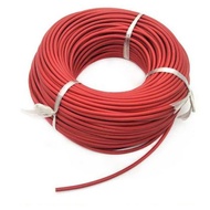 (CB 20 mét) Dây điện vỏ silicon 20AWG đến 30AWG chống cháy chịu nhiệt cao chịu tải cao(đỏ hoặc đen)