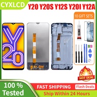 Original For vivo Y20 LCD Y20S Y20i/Y12S Y12A Y15S Y15A Y31S Y21 Y01 LCD Display Touch Screen