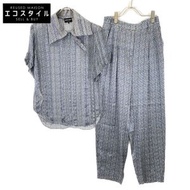 Giorgio Armani 2021淺藍色1WHCC01l全印花套裝，38碼