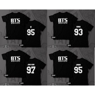 BTS shirt Fan Edition with BTS name & number/ BTS t-shirt & BTS shirt longsleeve. FREE mini poster