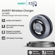AUKEY LC-G10 Charger MagFusion GameFrost 15W Qi2 Active Cooling Magnetic