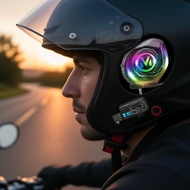 300m Waterproof 2-Rider Helmet Bluetooth 5.3 Intercom for Motorcycle 1/2Pcs