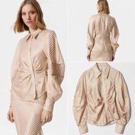 other STORIES ASYMMETRIC BEIGE BLOUSE