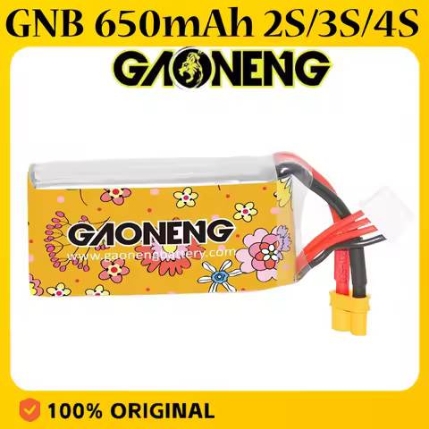 Gaoneng GNB 650mAh 2S/3S/4S 120C/240C Lipo Battery XT30 Plug for Freestyle Drone Cinewhoop Helicopte