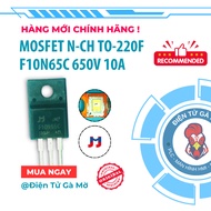 [1 CON] N-Channel Mosfet N Channel, F10N65C 10N65 650V 10A TO-220F, Genuine JJM Product
