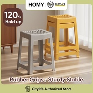 Citylife Stackable Plastic Stool Minimalist Design Dining Stool Living Room Stool Sturdy
