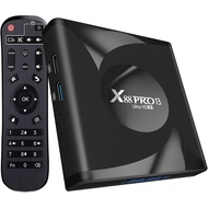 Android TV Box 13.0, Android Box Quad core 64bit CPU 4GB RAM 32GB ROM with 8K HD 3D HDR10+ Android S